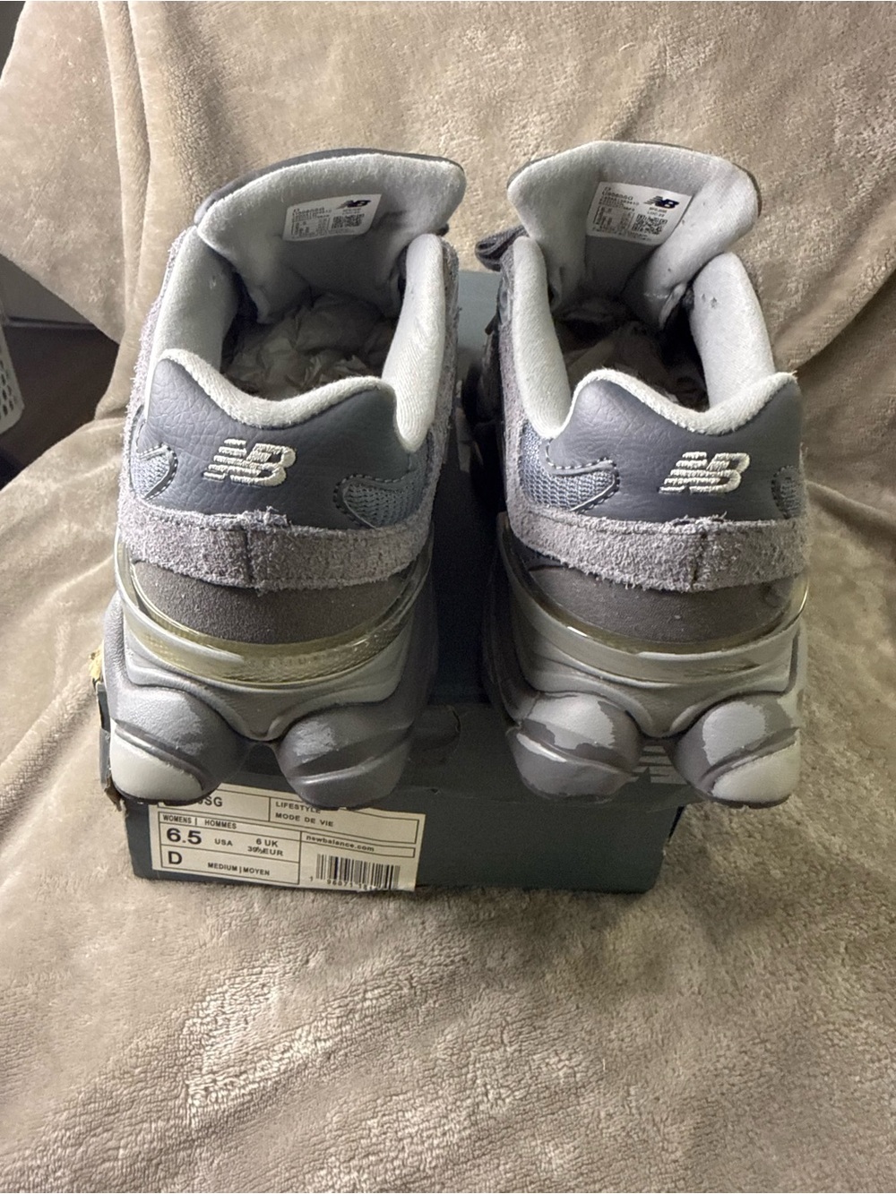 New model new balance 9060 aged version sneakers shoes women size 6.5 - Picture 3 of 6